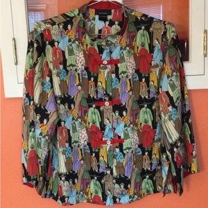 Natori  bell sleeve tunic